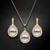Комплект "Debesu Piliens" с кристаллами Swarovski™